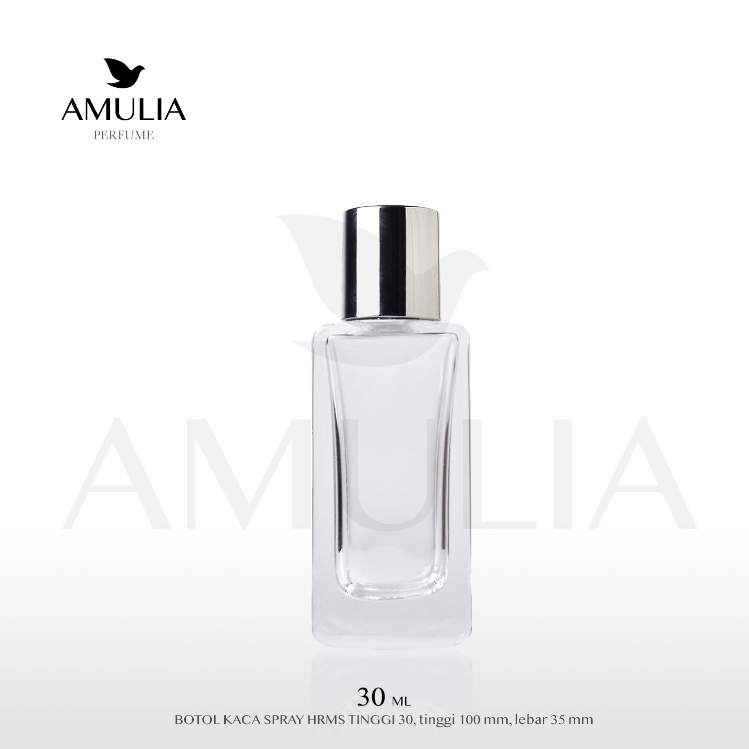 botol parfum hermes tinggi 30ml