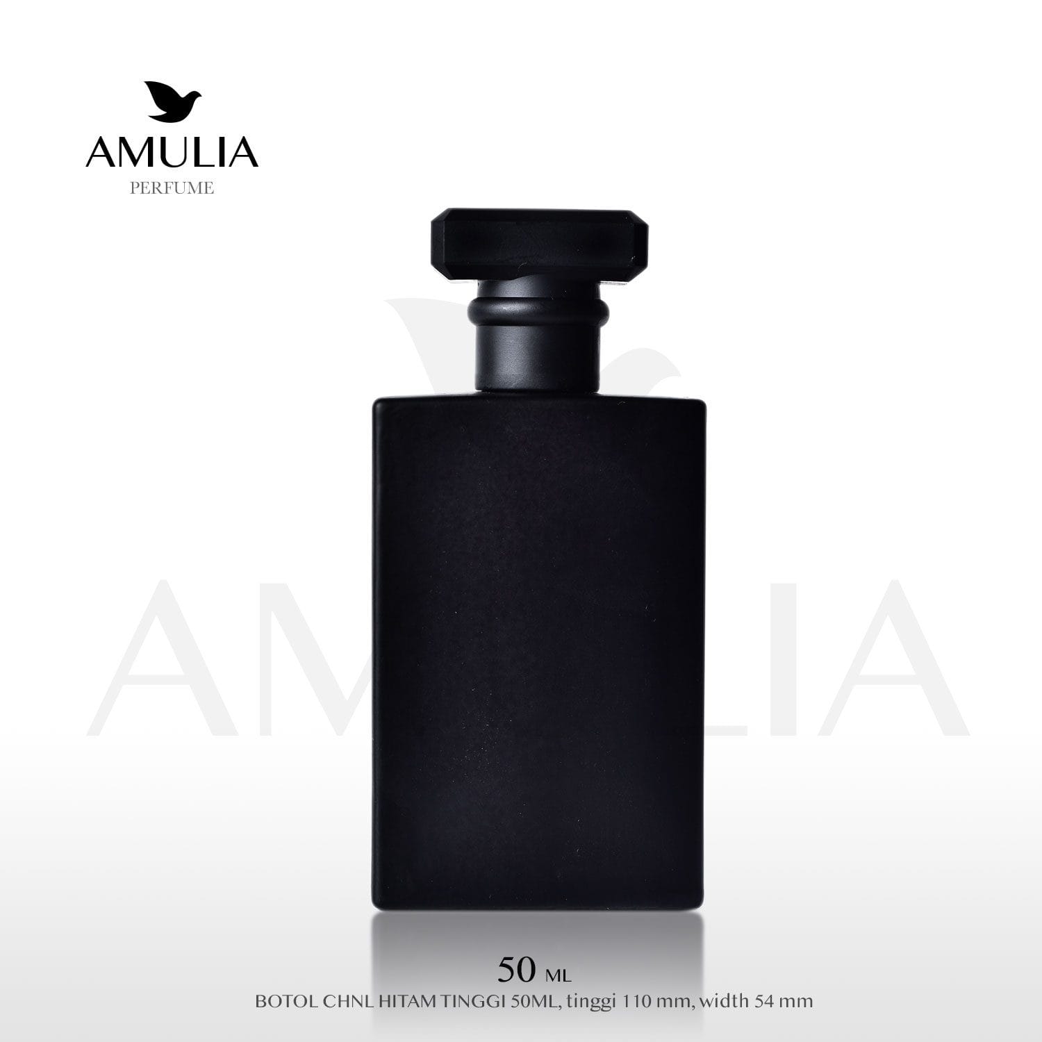 botol chanel hitam tinggi 50ml