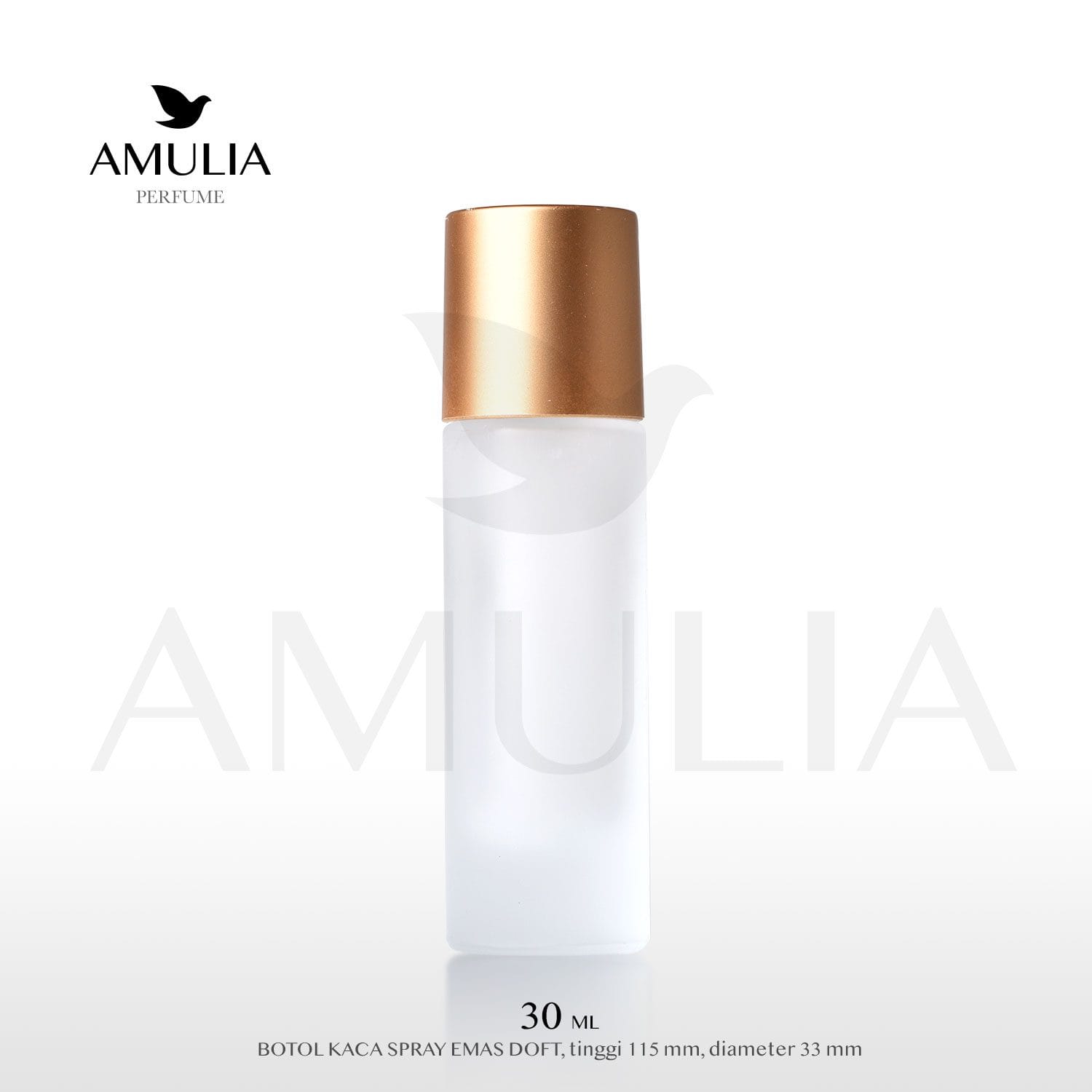 botol parfum kaca casa emas doft 30ml