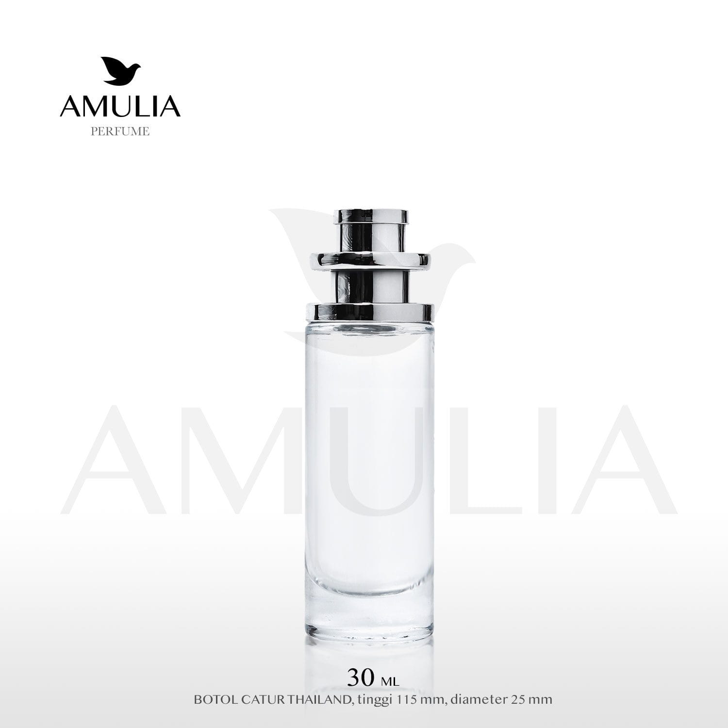 botol parfum kaca catur thailand 30ml