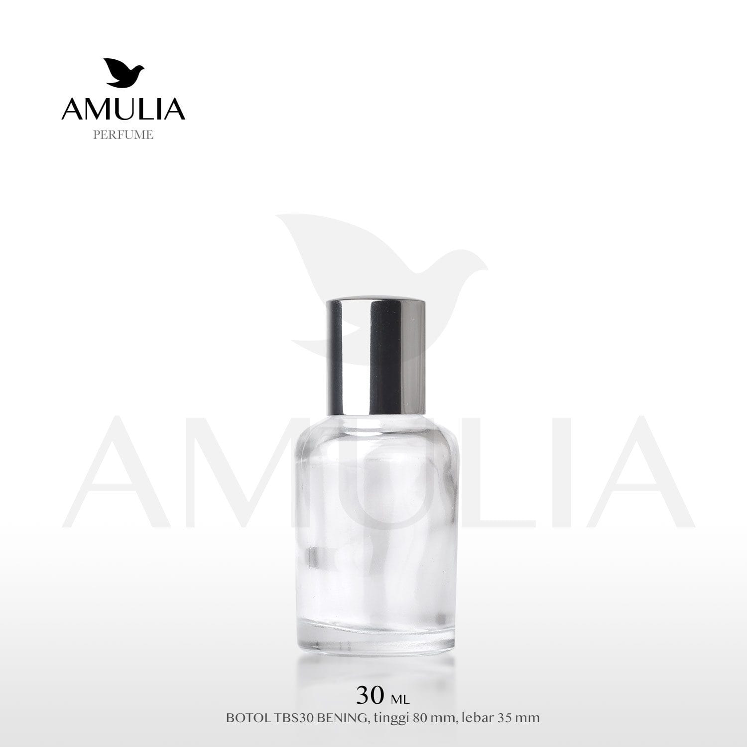 botol parfum kaca tbs30 bening 30ml