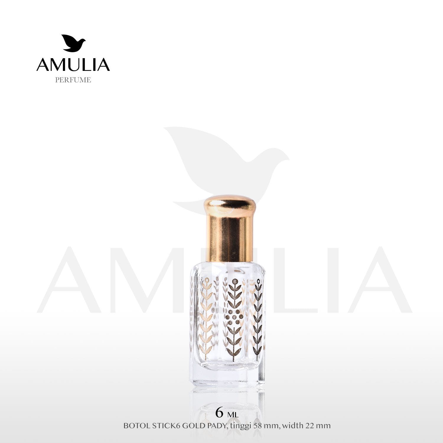 botol stick 6ml gold pady