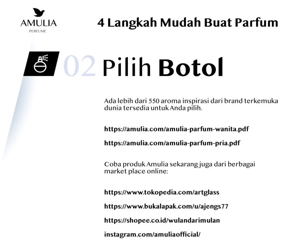 pilih botol parfum