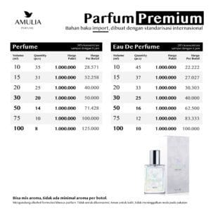 pricelist marklon parfum premium