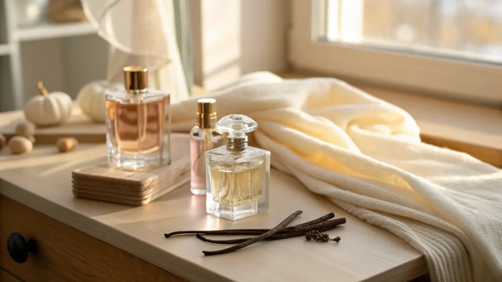 Parfum aroma vanilla yang hangat dan nyaman